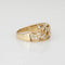 Bague 49.5 Bague vigne diamant vintage en or jaune 58 Facettes G13617