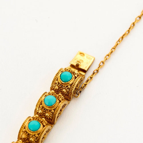 Bracelet Bracelet or jaune et maillons filigranés 58 Facettes PAL30433