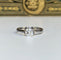 Bague 54.5 Bague solitaire en or blanc et diamant 58 Facettes
