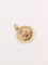 Pendentif Médaille amour Augis ronde Plus qu'hier moins que demain or jaune rubis 58 Facettes J510