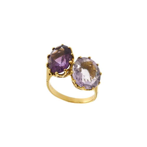 Bague 62 Bague Toi & Moi améthystes 58 Facettes 30179