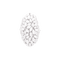 53 Bague Messika, diamants navette, or blanc. 58 Facettes 34217