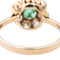 Bague 53 Bague Marguerite Or rose Emeraude 58 Facettes 3437191CN