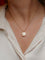 Pendentif Pendentif vintage rond diamants 0,2 ct 58 Facettes J420