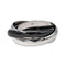 Bague 58 Cartier Bague Trinity Or blanc Céramique 58 Facettes 3500510CN