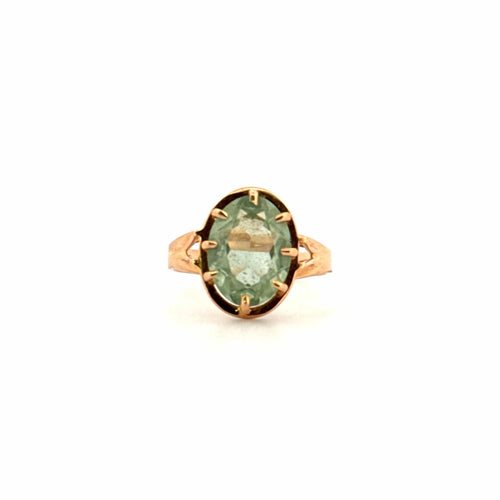 Bague 54 Solitaire Or Jaune 58 Facettes