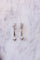Boucles d'oreilles Longues boucles d'oreilles vintage pendantes, or blanc et diamants, années 60 58 Facettes