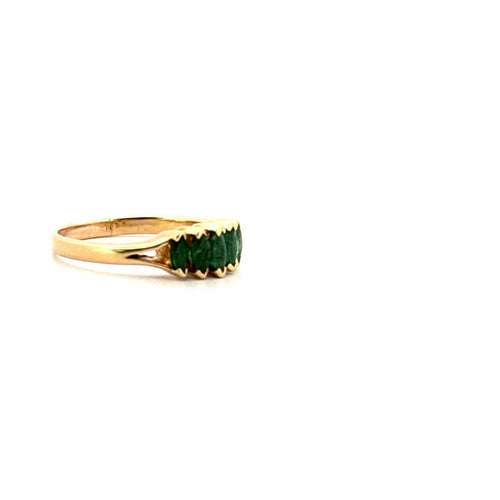 Bague 58 Bague Or Jaune 18k et Émeraude 58 Facettes 31-GS32202-01