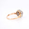Bague Marguerite, Belle Époque, Or 18 Carats, Rubis et Diamants 58 Facettes 445