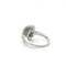Bague 53 Bague Marguerite Or blanc Émeraude 1,69 carats et Diamants 58 Facettes 1.0000493/1