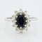 Bague 49 BAGUE EN OR BLANC 18 CARATS 58 Facettes REF 9057/10