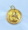 Pendentif Médaille du scapulaire en or jaune 18 carats ( recto verso ) 58 Facettes AB491
