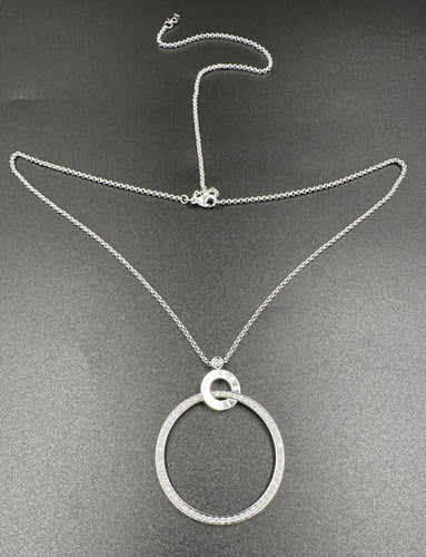 Collier PIAGET. Collier/sautoir Possession or blanc 18K et diamants 58 Facettes
