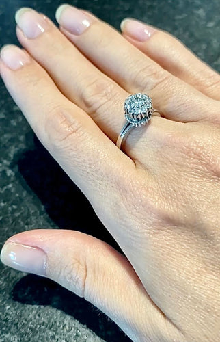 Bague 54.5 Bague marguerite 58 Facettes