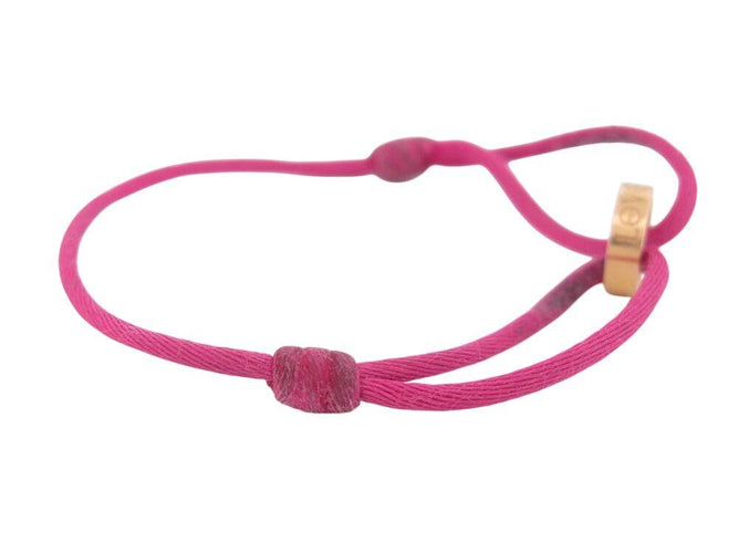 Bracelet bracelet CARTIER love anneau or rose sur cordon or rose 18k 13-24cm boite 58 Facettes 266940