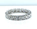 Bague 49 Alliance en platine sertie de 19 diamants 58 Facettes AB589