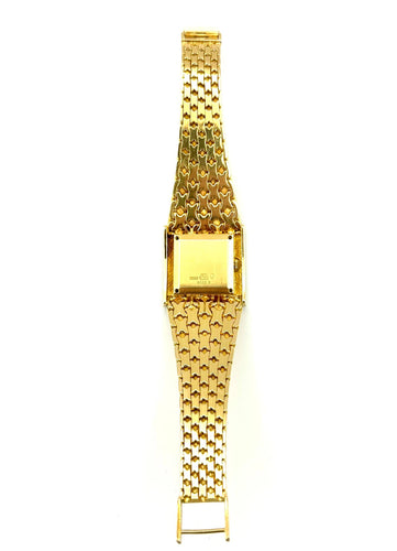 Montre SCHLEGEL & PLANA / GAY Frères - Importante montre vintage or jaune et lapis 58 Facettes