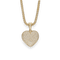 Collier Collier Pendentif Cœur – Or Jaune 18k – 2,00 ct de Diamants G-VS – Vers 1990 58 Facettes FB11072