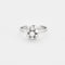 Bague 59 Bague marguerite diamants or blanc 58 Facettes LMB-155
