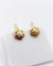 Boucles d'oreilles Dormeuses victorienne or rose, étoile et fleurs (circa 1880) 58 Facettes A05268