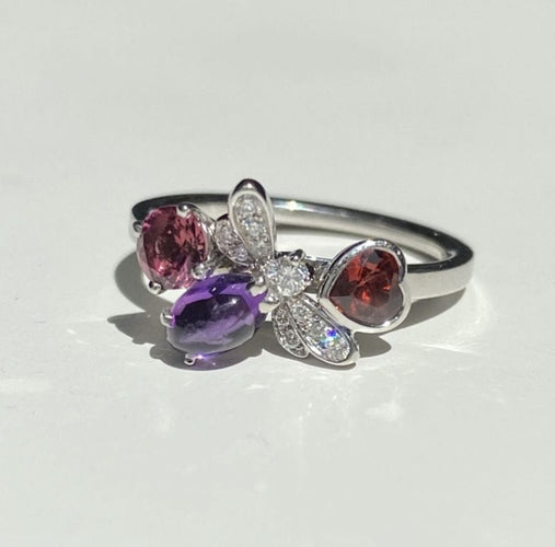 Bague 57 Bague CHAUMET en or blanc 18K modèle « Attrape-moi si tu m’aimes » 58 Facettes