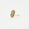 bague 51 Bague Art Déco or jaune et or gris, diamants et saphirs 58 Facettes 240255