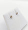 Boucles d'oreilles Puces d'oreilles diamants taille ancienne en or blanc 18k et platine 58 Facettes A04402