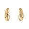 Boucles d'oreilles Boucles d'oreilles Demi créoles Or jaune Diamant 58 Facettes 3876020CN