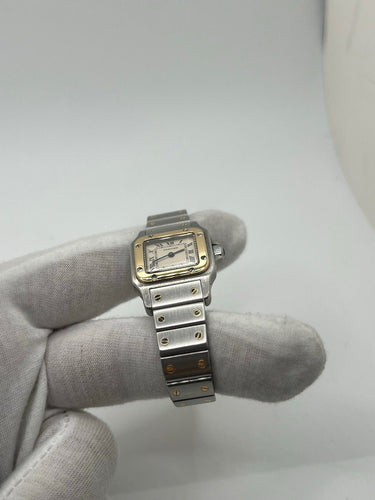 Montre Cartier Santos Galbée Lady 1057930 58 Facettes