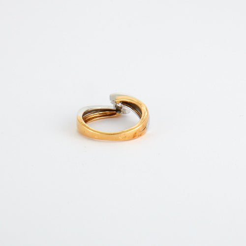 Bague Bague 2 ors sertie diamant 58 Facettes