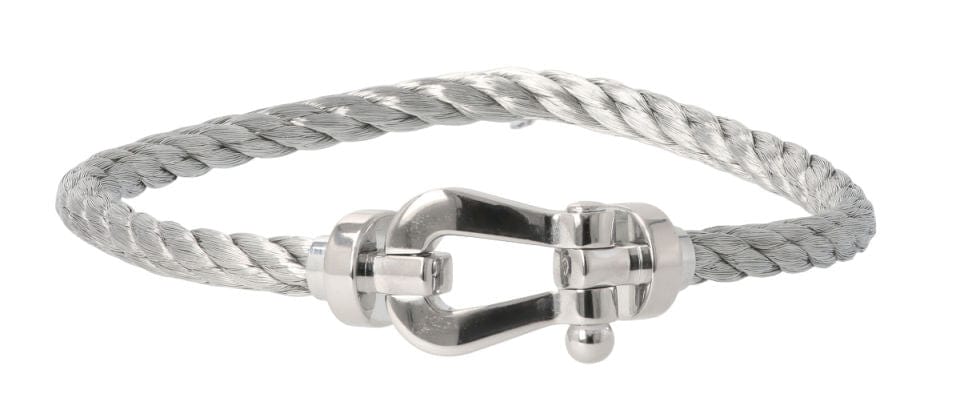 Bracelet FRED - Bracelet force 10 or blanc 58 Facettes 4175