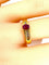 Bague 54 Bague en or jaune 18 carats en rubis et diamants 58 Facettes AB325