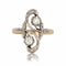 Bague 53 Bague ancienne or et diamants de la Belle époque 58 Facettes 22-394
