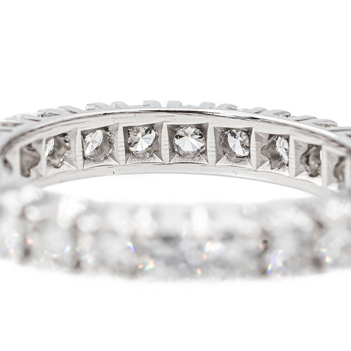 Bague Alliance Or blanc Diamant