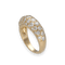 Bague 46 Bague jonc petit doigt en or jaune 18K avec 1,80 ct de diamants H-VS - Taille 46 58 Facettes FB10600