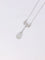 Collier Collier noeud Belle Epoque or blanc diamant poire taille ancienne 58 Facettes J542