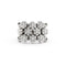 Bague Bague maille souple en or blanc avec diamants 58 Facettes