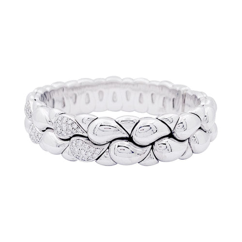 Bracelet Bracelet Chopard "Casmir" or blanc, diamants. 58 Facettes 33827