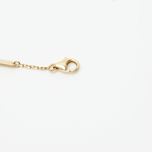 Collier Van Cleef & Arpels - Collier Lucky Alhambra Heart or jaune - nacre blanche 58 Facettes vca-n-yg-hrt-mop