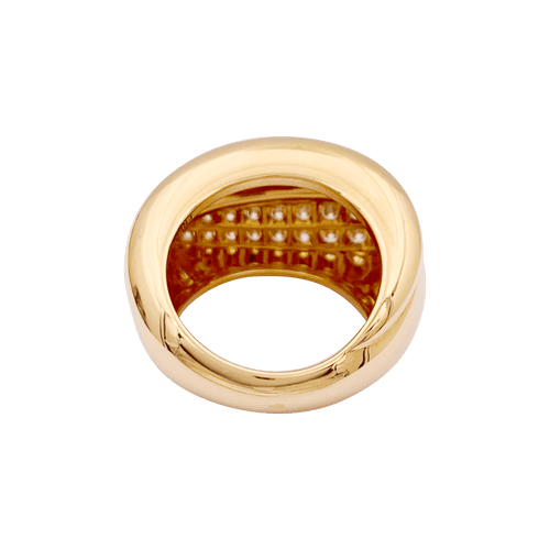 Bague 53 Bague Fred, "Success" or rose, diamants. 58 Facettes 34349