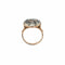 Bague Ensemble bague et boucles d'oreilles victoriennes en or et argent avec diamants 58 Facettes