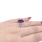 Bague 52 Bague Poiray "Fil" or blanc, améthyste. 58 Facettes 33622