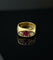 Bague Bague pont avec rubis et diamants, 58 Facettes