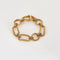 Bracelet Bracelet or jaune et blanc, maille tréssée 58 Facettes SEN2059