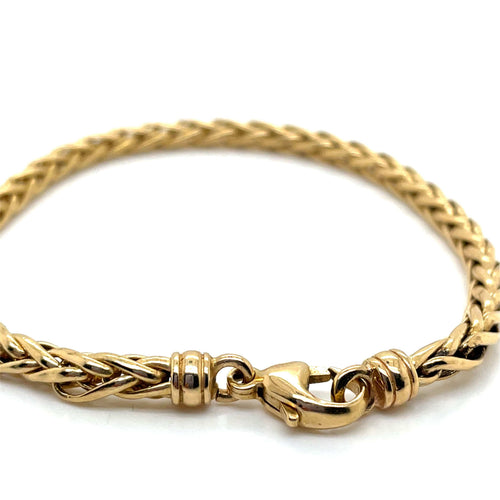 Bracelet Bracelet Maille Palmier Or Jaune 58 Facettes