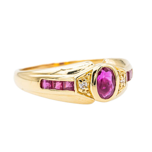 Bague 60 Bague Or jaune Rubis 58 Facettes 3243931CN