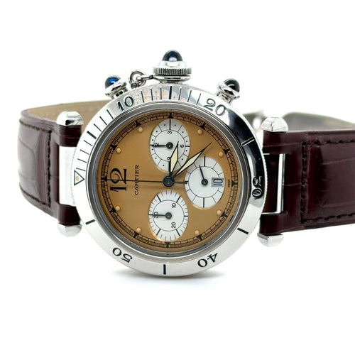 Montre Cartier - Montre Homme Modèle Pasha 58 Facettes 1.0000390/1
