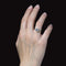 Bague 53 Bague marguerite saphirs diamants et saphirs calibrés 58 Facettes 25-088