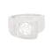 Bague 52 Bague moderniste en or blanc, diamant. 58 Facettes 33844