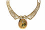 Collier Collier en diamant victorien luxueux ensemble en or et perles 58 Facettes 24211-0279